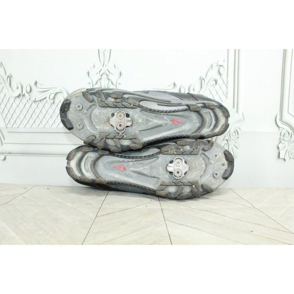 Specialized Black Leather Hook & Loop Mountain Bike Cycling Shoes 9.5-10 - Picture 10 of 10